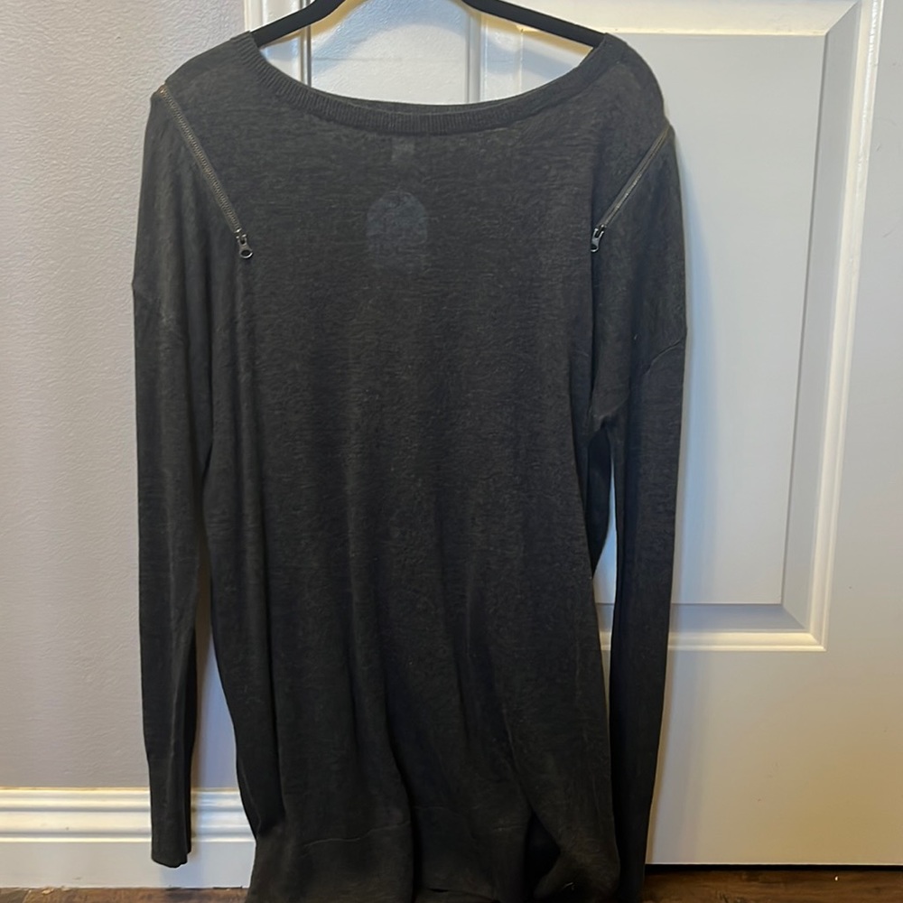 Gray sweater